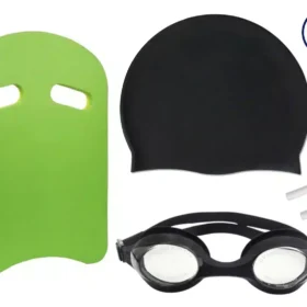 KIT PARA NATACIÓN TABLA GORRO LENTES PORTO JUNIOR