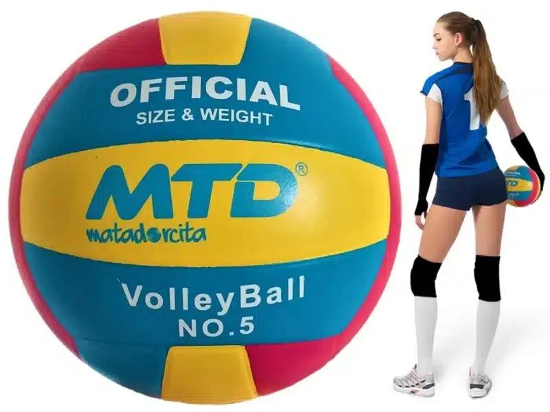 PELOTA PARA VÓLEY TALLA #5 GOMA MTD - Imagen 2