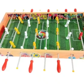 FULBITO DE MESA MANO DE MADERA REVERSIBLE - 5 JUEGOS EN 1