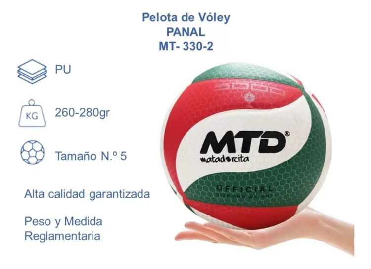 PELOTA PARA VÓLEY TALLA #5 PU PANAL 5000 MTD - Imagen 4