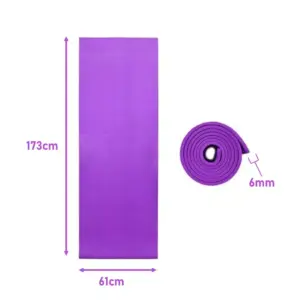 PISO MAT PARA YOGA 6MM FITNESS MÁS FUNDA X-FIT - Imagen 6