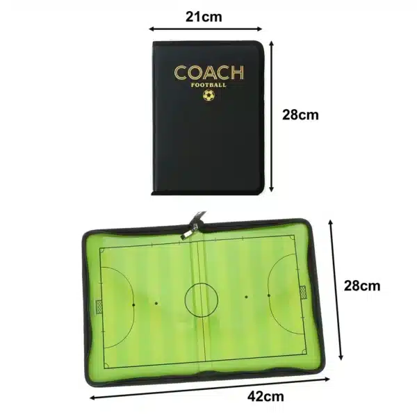PIZARRA TÁCTICA LIBRO PEGABLE MAGNÉTICO DE FÚTBOL PARA ENTRENADOR - Imagen 5