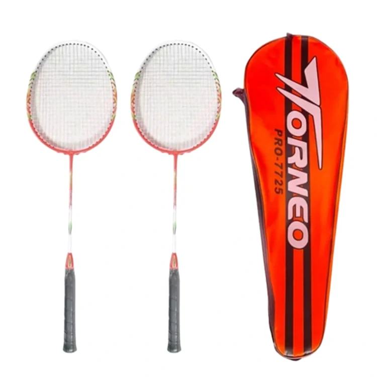 RAQUETAS PARA BÁDMINTON 2PCS #PRO-7725 TORNEO