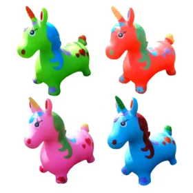 UNICORNIO SALTARIN INFLABLE PARA NIÑOS Y NIÑAS