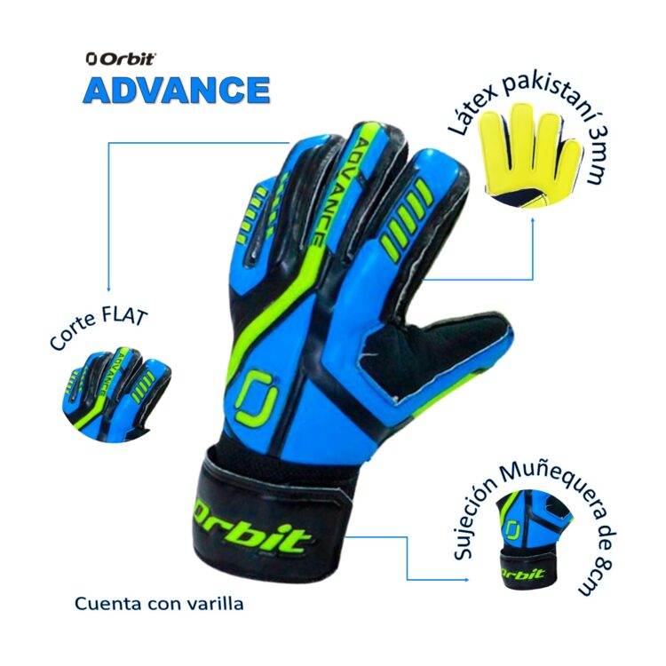 GUANTES DE ARQUERO FÚTBOL ADVANCE ORBIT ADULTO - Imagen 2