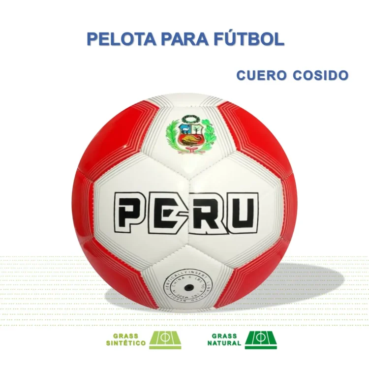 PELOTA PARA FÚTBOL TALLA #5 CUERO COSIDO PAÍSES - Imagen 3