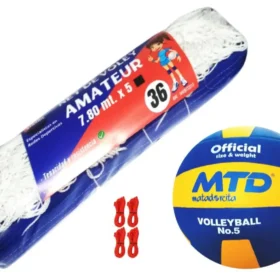 PACK VÓLEY NET AMATEUR Nº 36 MÁS PELOTA GOMA TALLA #5