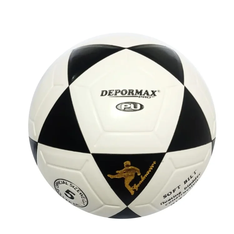 PELOTA PARA FÚTBOL TALLA #5 CUERO PU VULCANIZADO DEPORMAX - Imagen 6