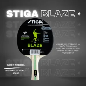 PALETA RAQUETA PARA TENIS DE MESA PING PONG 1 ESTRELLA BLAZE STIGA  - Imagen 7