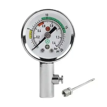 MEDIDOR DE AIRE TIPO RELOJ BARÓMETRO DE BALÓN CON VÁLVULA DE LIBERACIÓN DE AIRE PORTÁTIL SHOWGOL