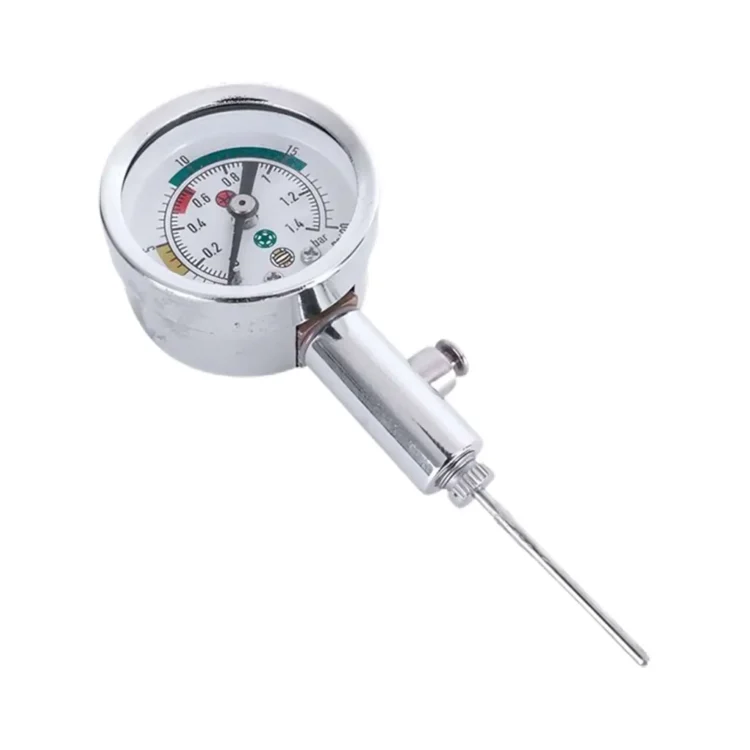 MEDIDOR DE AIRE TIPO RELOJ BARÓMETRO DE BALÓN CON VÁLVULA DE LIBERACIÓN DE AIRE PORTÁTIL SHOWGOL - Imagen 4