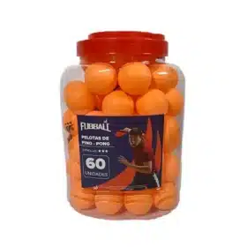 PELOTAS PARA PING PONG 3 ESTRELLAS POTE DE 60 PCS FUBBALL