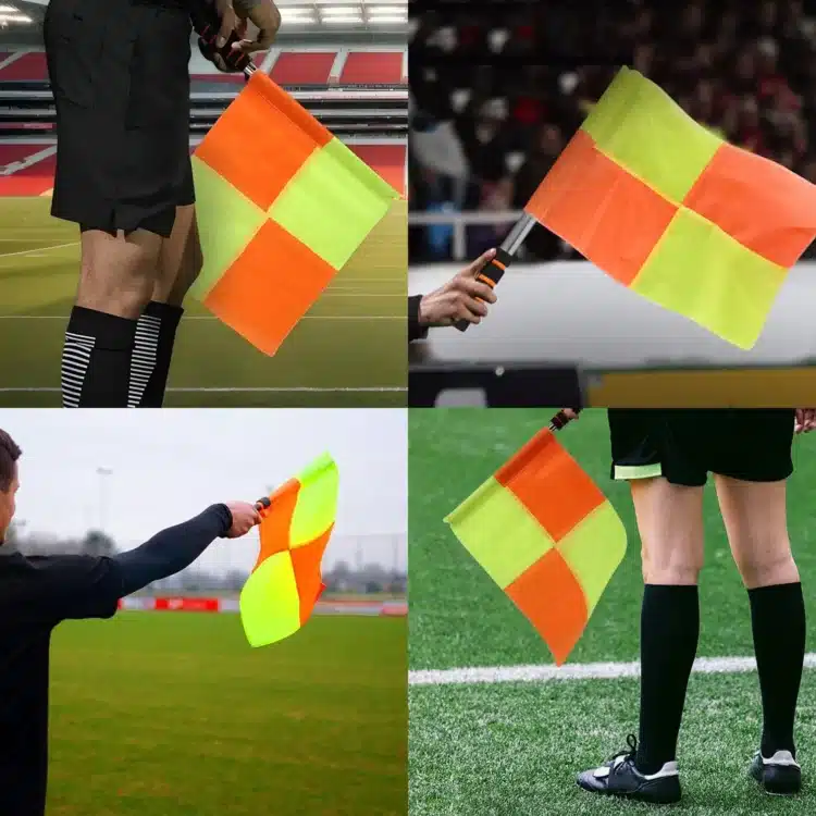 BANDERINES PARA ARBITRO ASISTENTE DE FÚTBOL CON ESTUCHE - Imagen 8