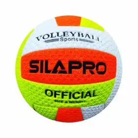 PELOTA PARA VÓLEY TALLA 5 PVC 2.5MM DISEÑO VIBRANTE SILAPRO