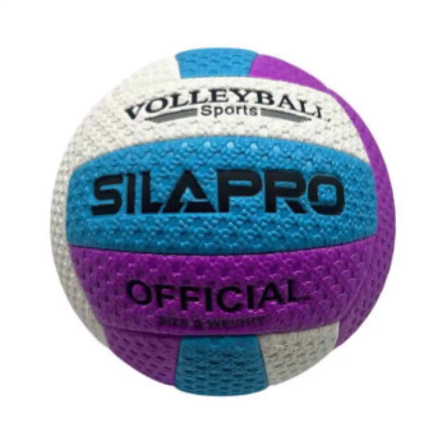 PELOTA PARA VÓLEY TALLA 5 PVC 2.5MM DISEÑO VIBRANTE SILAPRO - Imagen 4
