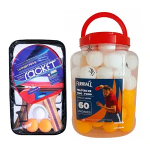 Alternative view of KIT PARA PING PONG SET ESTUCHE MÁS FRASCO DE 60 PELOTAS