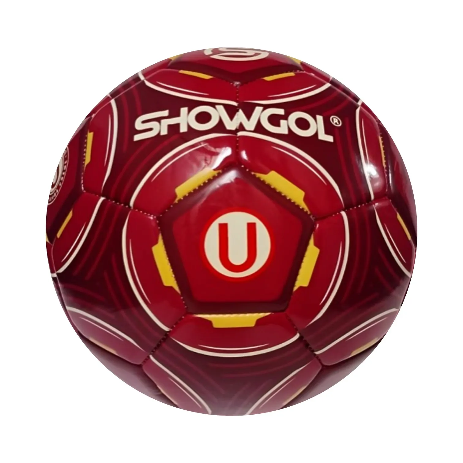 PELOTA PARA FÚTBOL TALLA #5 CUERO PVC FOAM UNIVERSITARIO SHOWGOL - Imagen 2