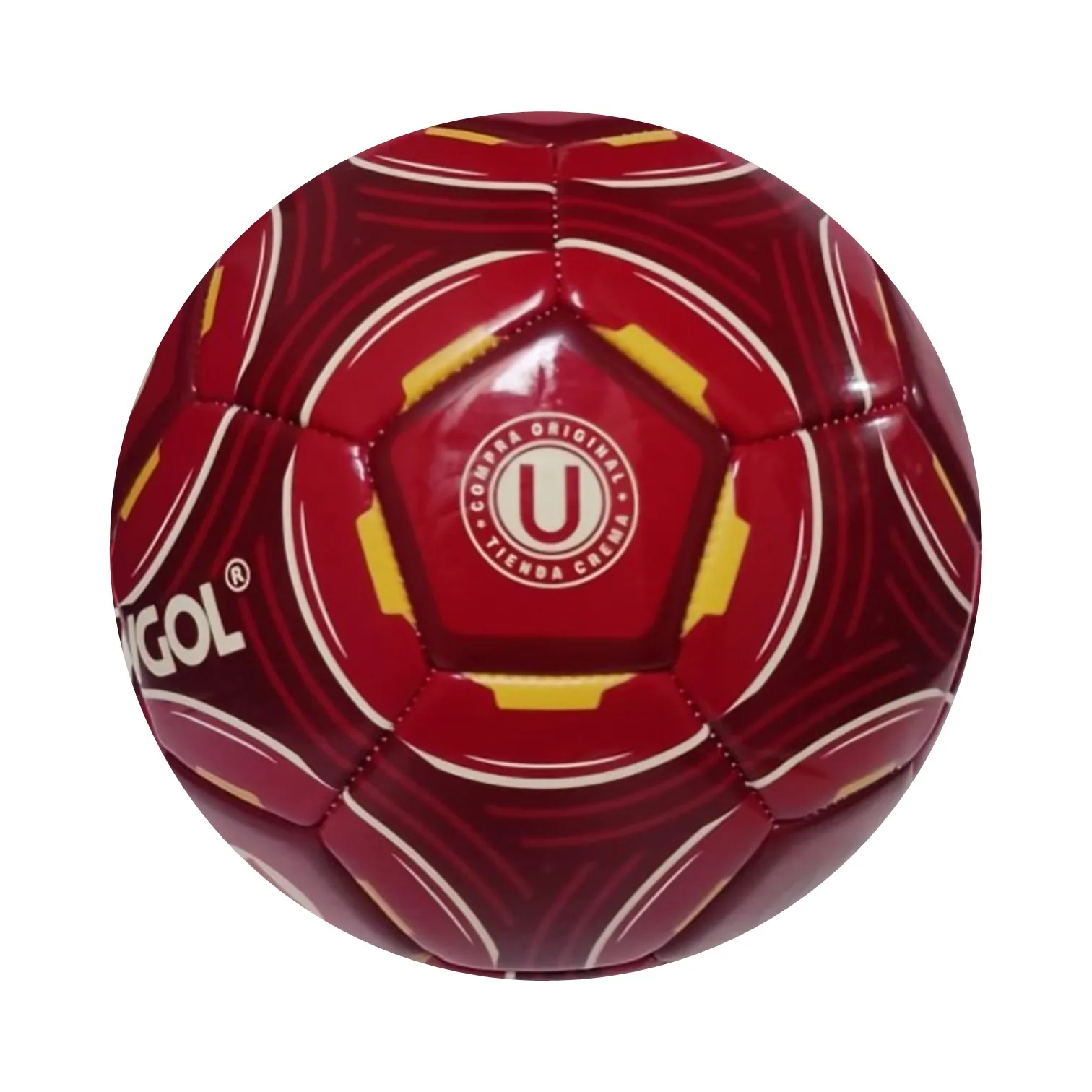 PELOTA PARA FÚTBOL TALLA #5 CUERO PVC FOAM UNIVERSITARIO SHOWGOL - Imagen 3
