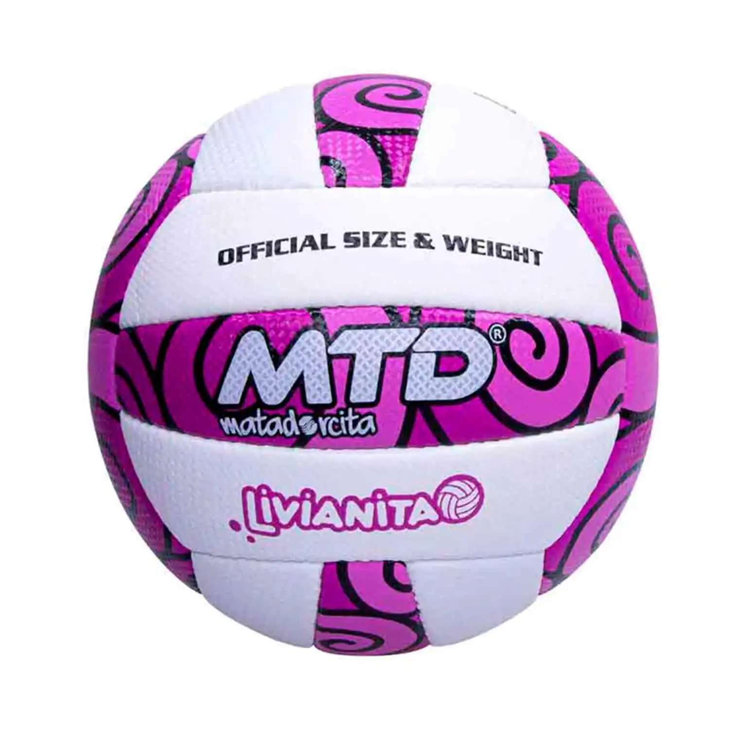PELOTA PARA VÓLEY TALLA #5 PU/PVC HIBRIDO COSIDO LIVIANITA MTD - Imagen 4