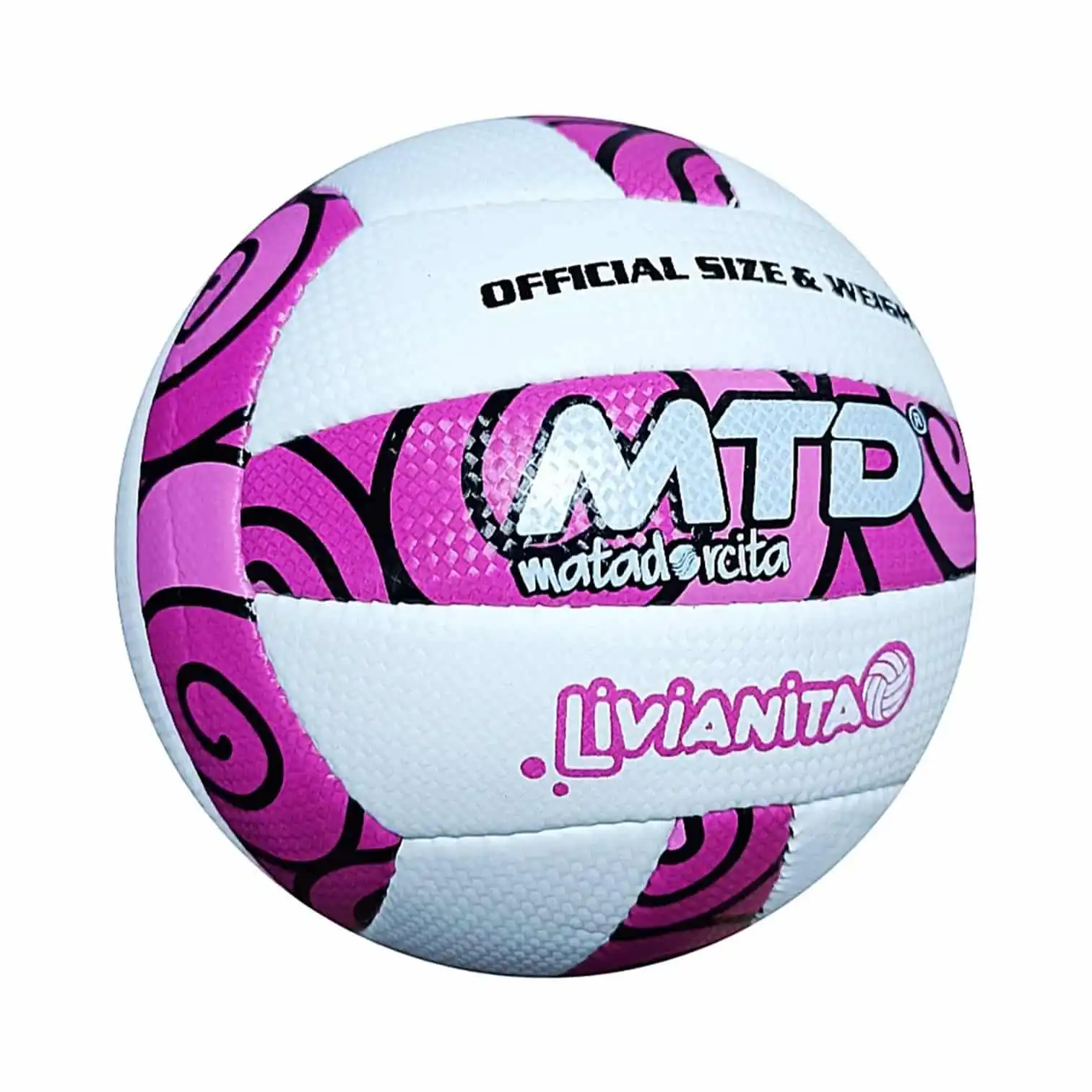PELOTA PARA VÓLEY TALLA #5 PU/PVC HIBRIDO COSIDO LIVIANITA MTD - Imagen 3