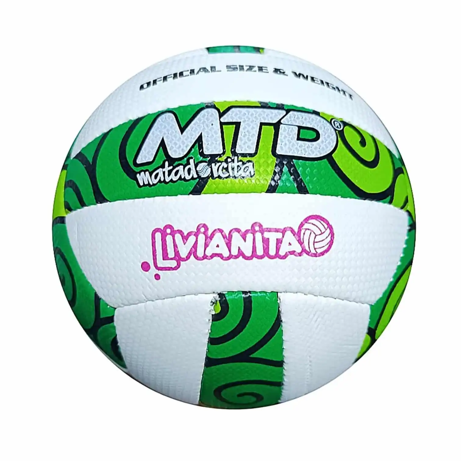 PELOTA PARA VÓLEY TALLA #5 PU/PVC HIBRIDO COSIDO LIVIANITA MTD - Imagen 2