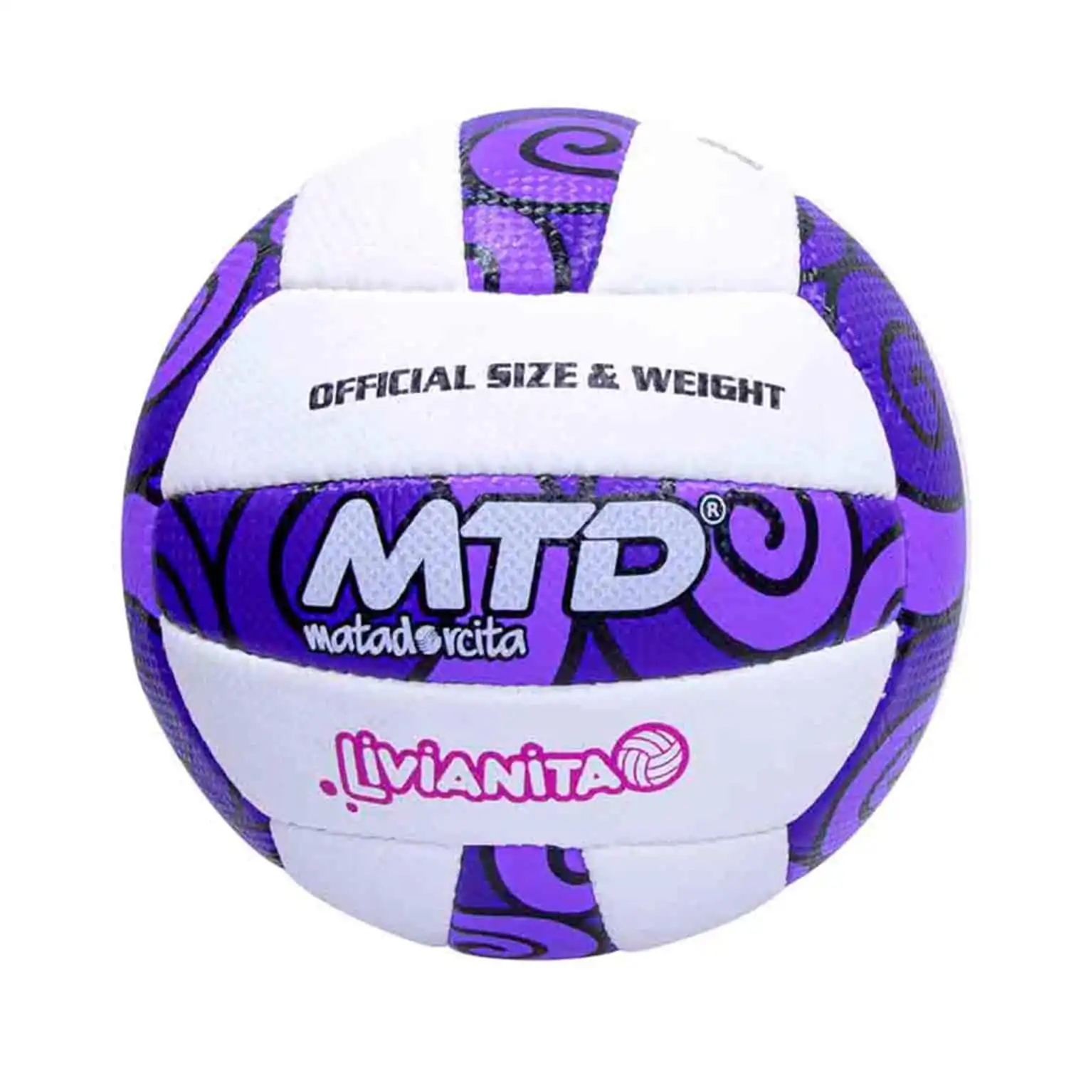 PELOTA PARA VÓLEY TALLA #5 PU/PVC HIBRIDO COSIDO LIVIANITA MTD - Imagen 6