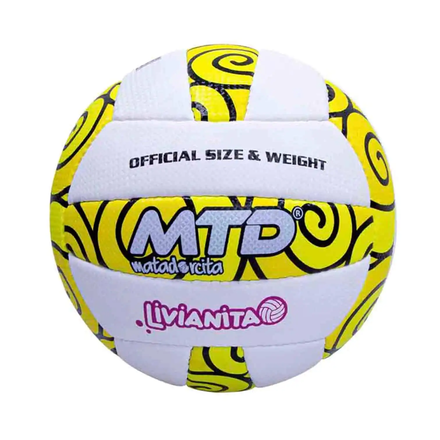 PELOTA PARA VÓLEY TALLA #5 PU/PVC HIBRIDO COSIDO LIVIANITA MTD - Imagen 7