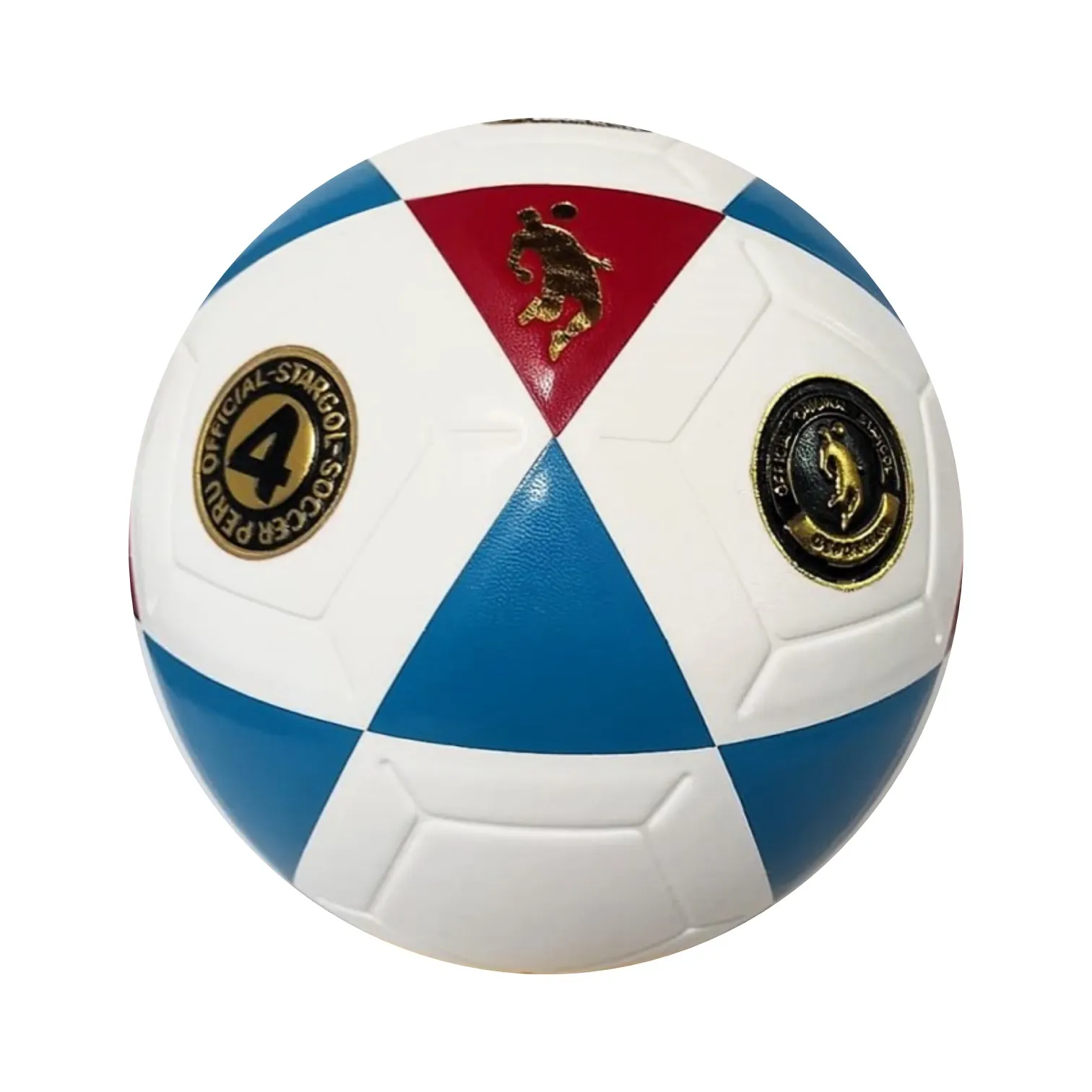 PELOTA PARA FÚTBOL TALLA #4 CUERO PU VULCANIZADO STARGOL - Imagen 2
