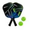 SET DE RAQUETAS PICKLEBALL PADDLE PROFESIONAL FIBRA DE VIDRIO PRO 350 TORNEO