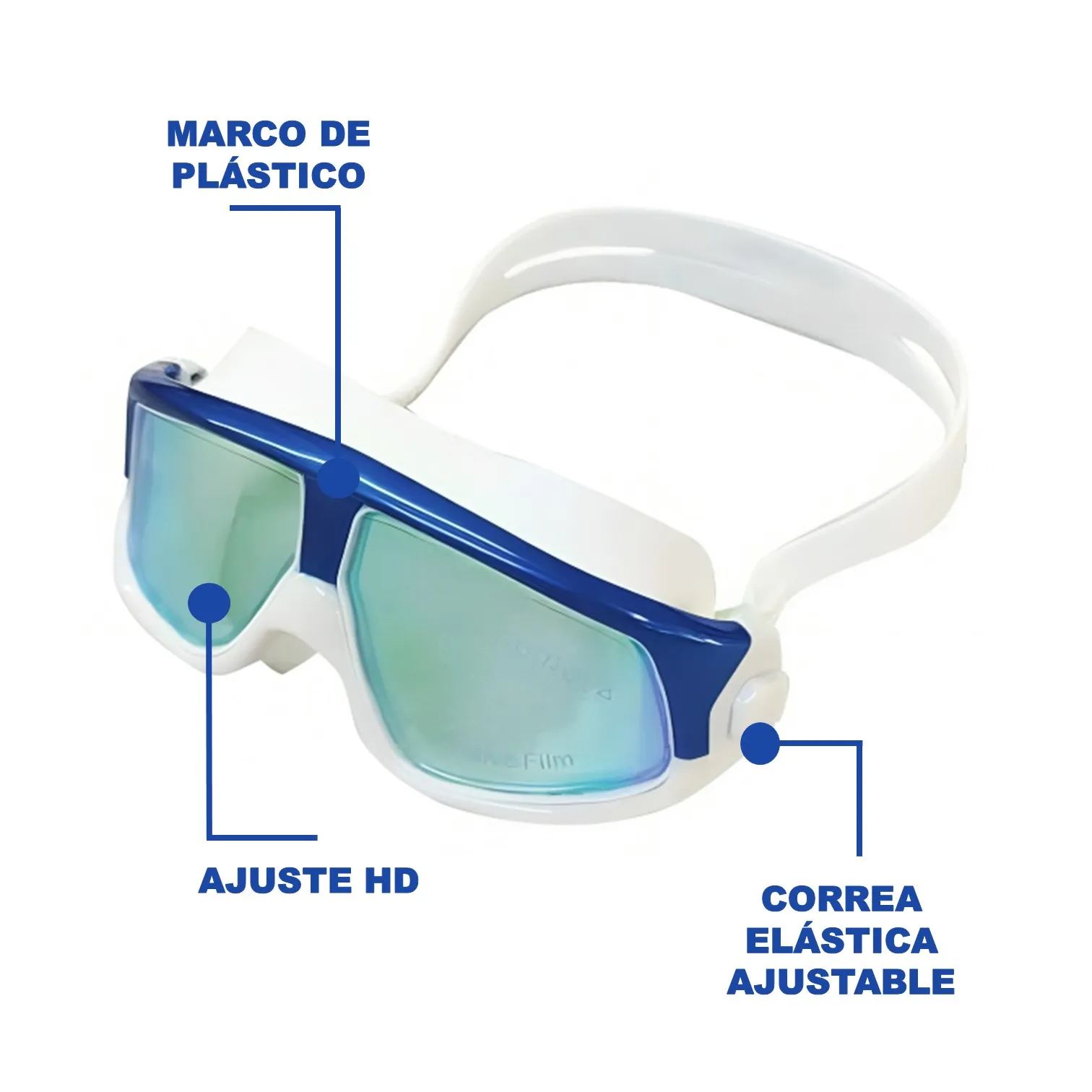 LENTES PARA NATACIÓN CROSSWAY PORTO ADULTO – NADAR EN AGUAS ABIERTAS - Imagen 4