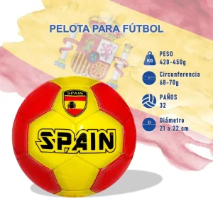PELOTA PARA FÚTBOL TALLA #5 CUERO COSIDO PAÍSES - Imagen 14