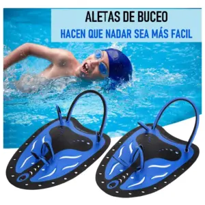 Alternative view of PALETAS PARA NATACIÓN BUCEO ENTRENAMIENTO AJUSTABLE 
