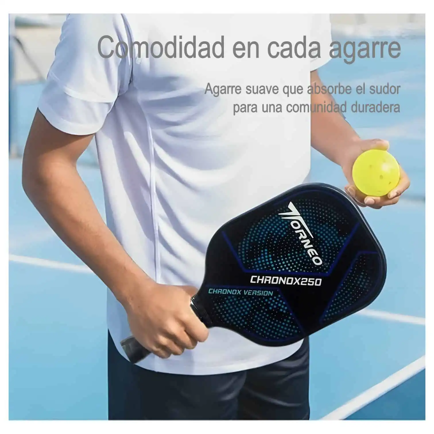 RAQUETAS PICKLEBALL FIBRA DE VIDRIO CHRONOX250 TORNEO - Imagen 2