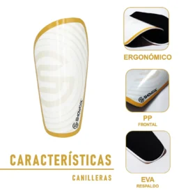 Alternative view of CANILLERAS PARA FÚTBOL CON PORTA CANILLERA DE LYCRA SHOWGOL