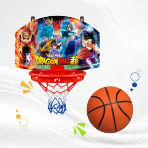 PACK TABLERO DE BÁSQUET PARA PARED MÁS PELOTA DE GOMA TALLA #5