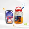 KIT PARA PING PONG SET ESTUCHE MÁS FRASCO DE 60 PELOTAS