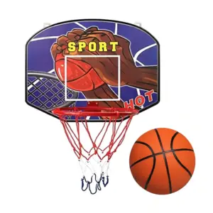 Alternative view of PACK PARA BÁSQUET TABLERO PARA MÁS ARO Y PELOTA OFICIAL TALLA #7 - RECREATIVO