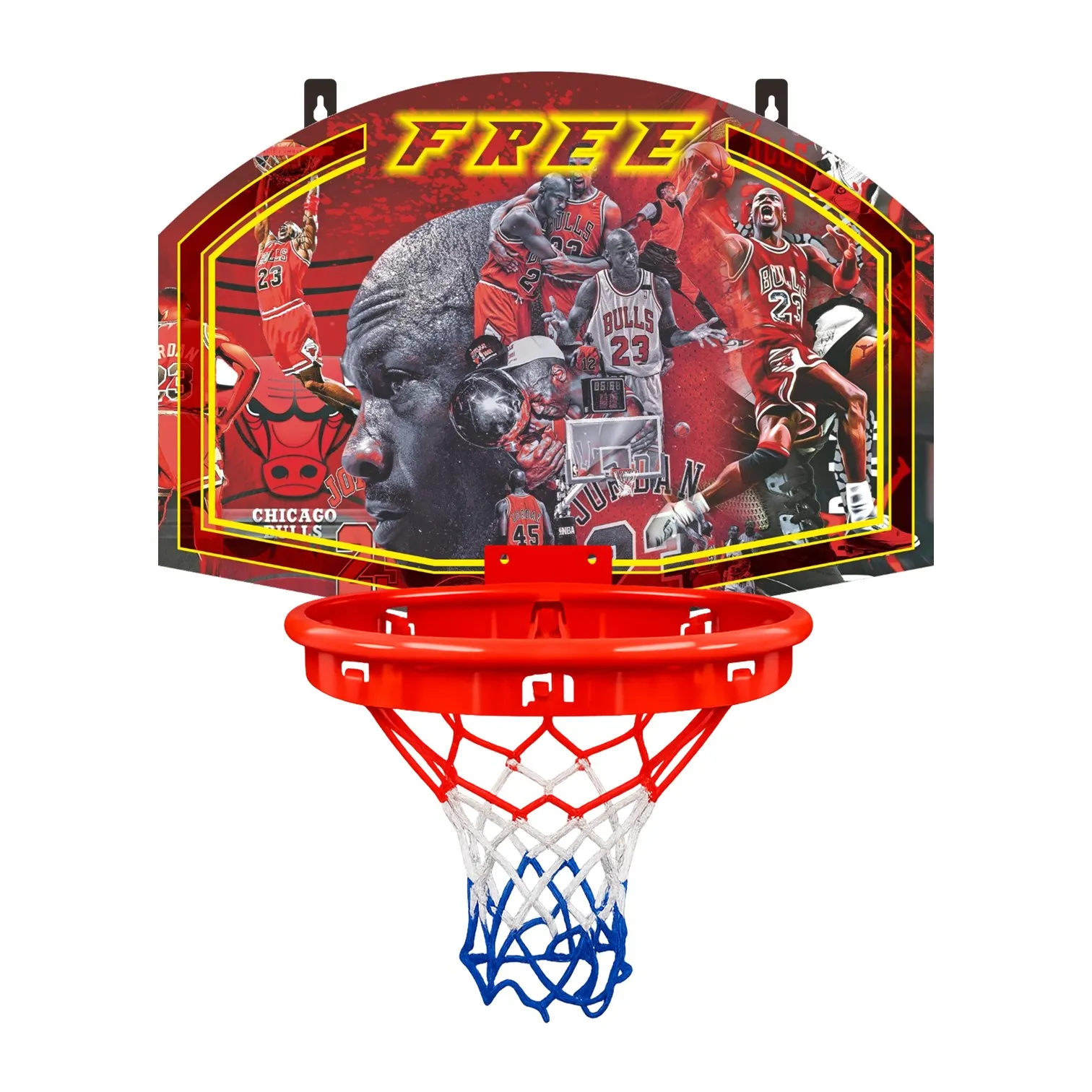 TABLERO DE BÁSQUET PARA PARED MÁS ARO Y RED - RECREATIVO - Imagen 4