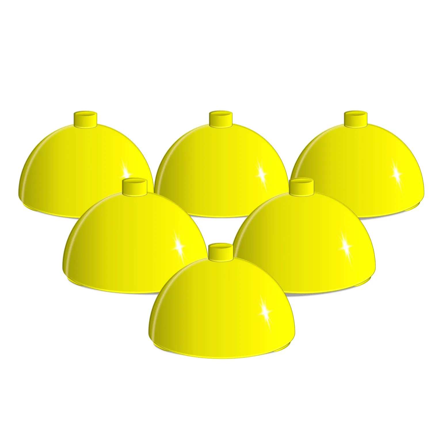 PACK DE 6 BASE SOPORTE DE PVC PARA VARILLA ENTRENAMIENTO DEPORTIVO AL AIRE LIBRE