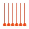 PACK DE 6 BASE SOPORTE MÁS VARILLA DE PVC ENTRENAMIENTO DEPORTIVO 1.50 METRO