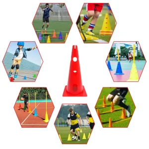 SET DE 12 CONOS DEPORTIVO DE 35CM + 6 VARILLAS - Imagen 5