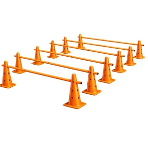 SET DE 12 CONOS DEPORTIVO DE 35CM + 6 VARILLAS - Imagen 12