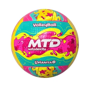 PELOTA PARA VÓLEY #5 GOMA FOAM DISEÑO AGUA MTD - Imagen 8