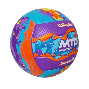 PELOTA PARA VÓLEY #5 GOMA FOAM DISEÑO AGUA MTD - Imagen 6