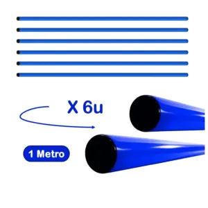 PACK DE 6 UNIDADES VARILLA DE PVC PARA ENTRENAMIENTO DE 1 METRO