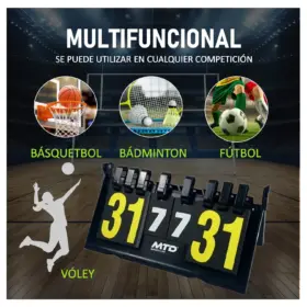 Alternative view of MARCADOR DE PUNTAJES MULTIDEPORTIVO MANUAL PORTÁTIL