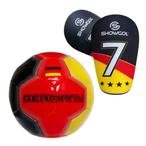 COMBO CRACK PELOTA DE CUERO Nº5 + MINI CANILLERAS DE SELECCIÓN - Imagen 3
