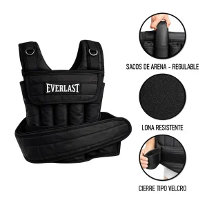 CHALECO LASTRE CON PESO 20Kg REGULABLE PARA CALISTENIA CROSSFIT GYM - Imagen 5