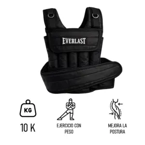 Alternative view of CHALECO LASTRE CON PESO 10Kg REGULABLE PARA CALISTENIA CROSSFIT GYM