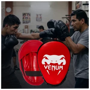 MANOPLAS O GUANTELETAS CURVA | BOXEO KARATE TAEKWONDO - Imagen 4